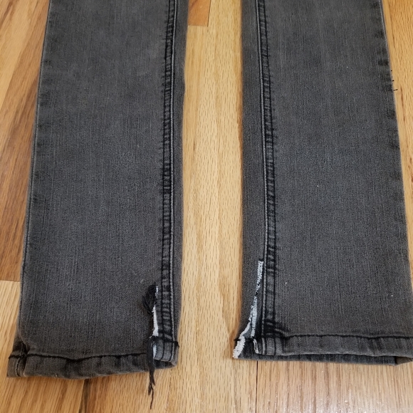 Cheap Monday Gray Grey 45 Min Stone Wash Skinny Jeans Pants Size 24 Like New - Picture 8 of 8